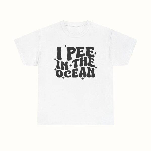 Unisex Funny Offensive Shirt: Ocean Pee Confessor