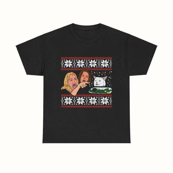 Unisex Christmas Shirt Lady Screaming Meme