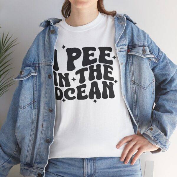 Unisex Funny Offensive Shirt: Ocean Pee Confessor