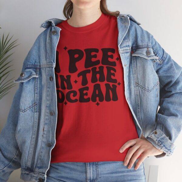 Unisex Funny Offensive Shirt: Ocean Pee Confessor