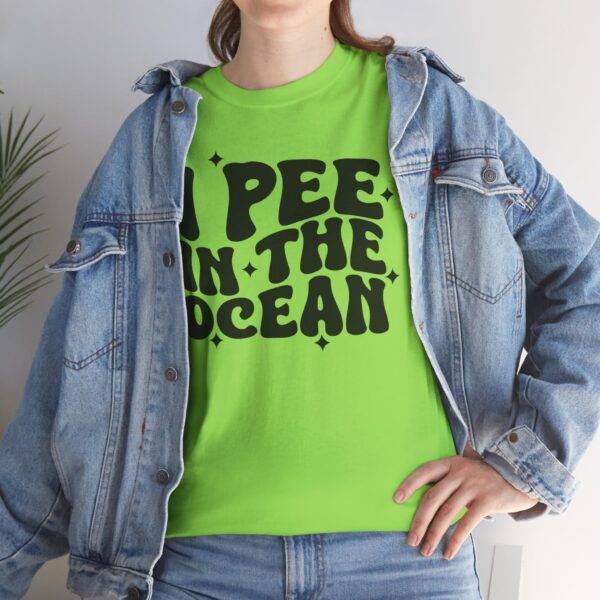 Unisex Funny Offensive Shirt: Ocean Pee Confessor
