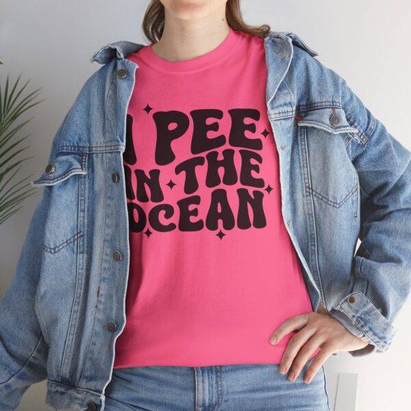 Unisex Funny Offensive Shirt: Ocean Pee Confessor