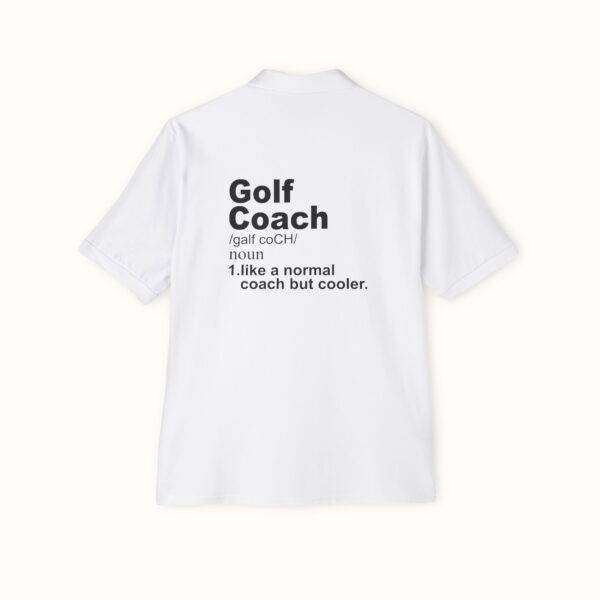 Unisex Funny Golf Polo Shirt: Cool Coach Definition