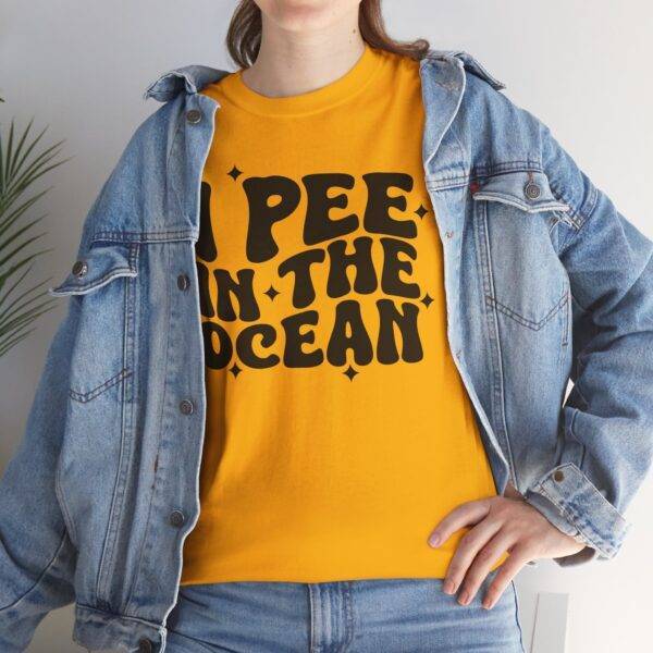 Unisex Funny Offensive Shirt: Ocean Pee Confessor