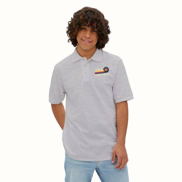 Unisex Funny Golf Polo Shirt: Retro 'This Is How I Roll' Design
