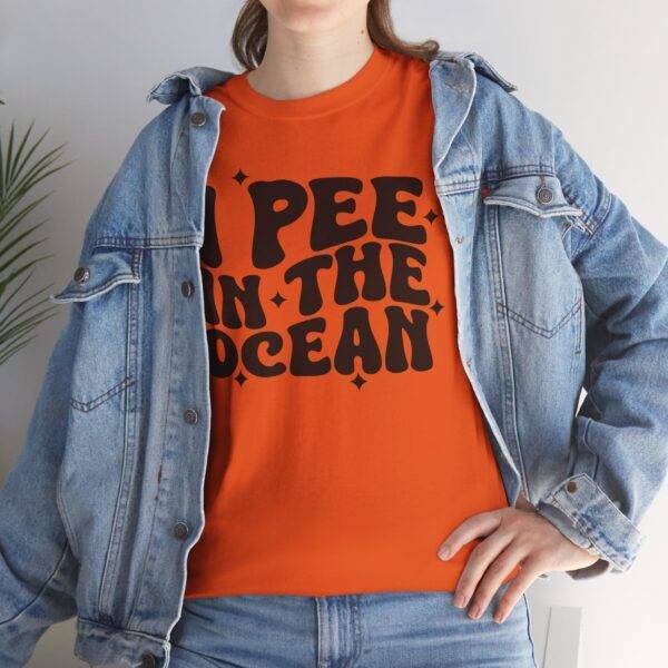 Unisex Funny Offensive Shirt: Ocean Pee Confessor