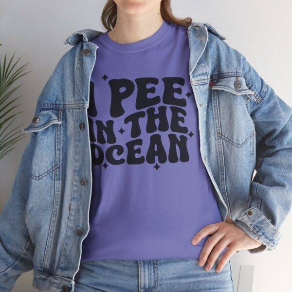 Unisex Funny Offensive Shirt: Ocean Pee Confessor