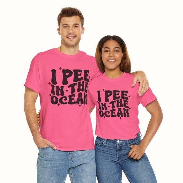 Unisex Funny Offensive Shirt: Ocean Pee Confessor