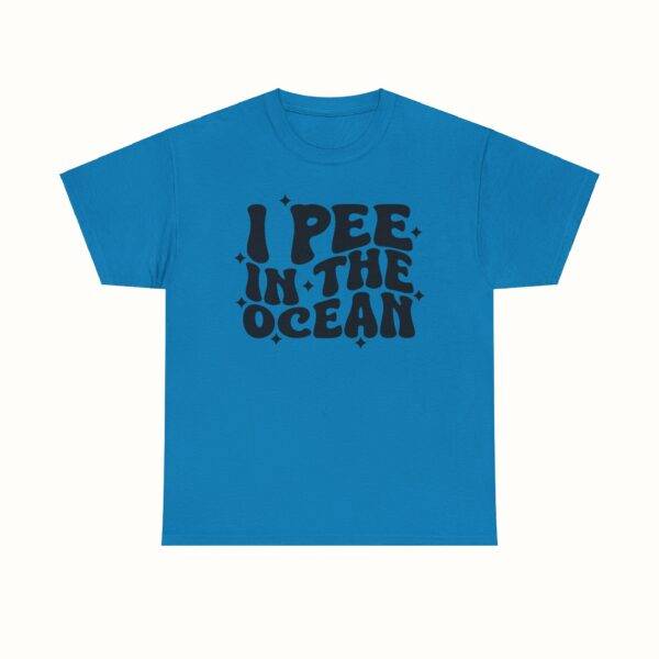 Unisex Funny Offensive Shirt: Ocean Pee Confessor