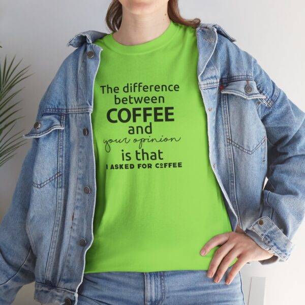Unisex Funny Offensive Shirt: Unsolicited Opinion Silencer
