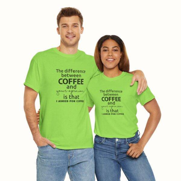 Unisex Funny Offensive Shirt: Unsolicited Opinion Silencer