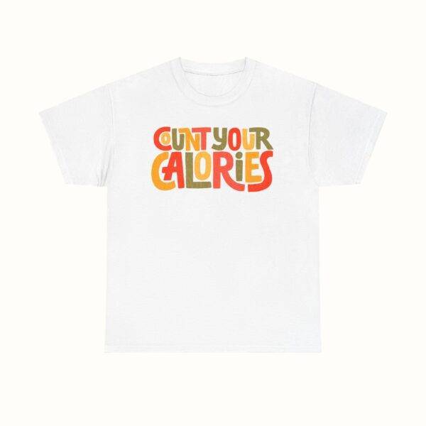 Unisex Funny Gym Shirt: Calorie Counting Chaos