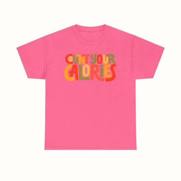 Unisex Funny Gym Shirt: Calorie Counting Chaos