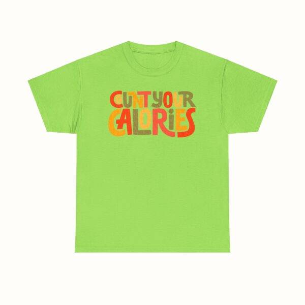 Unisex Funny Gym Shirt: Calorie Counting Chaos