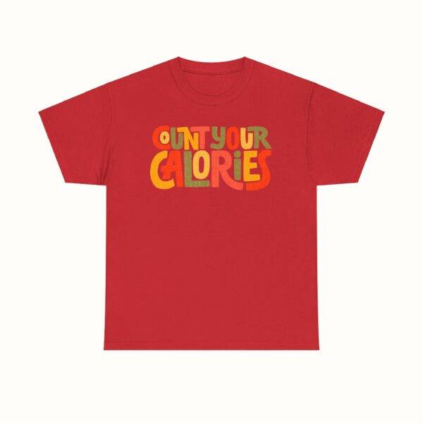 Unisex Funny Gym Shirt: Calorie Counting Chaos