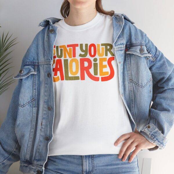 Unisex Funny Gym Shirt: Calorie Counting Chaos